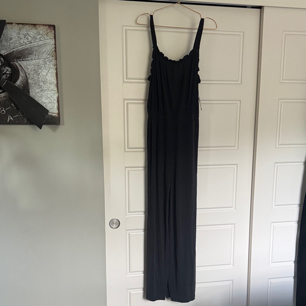 Lucky Brand Black Sleeveless Wide-Leg Jumpsuit - Size XS - NWT